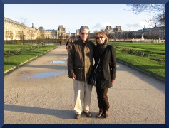 Gary and Aud by the Louvre - Dec 2011