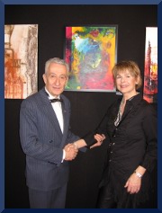 Aud with Jean-Paul de Bernis, President National de l'Academie Merite Devouement Francais - Dec 2011